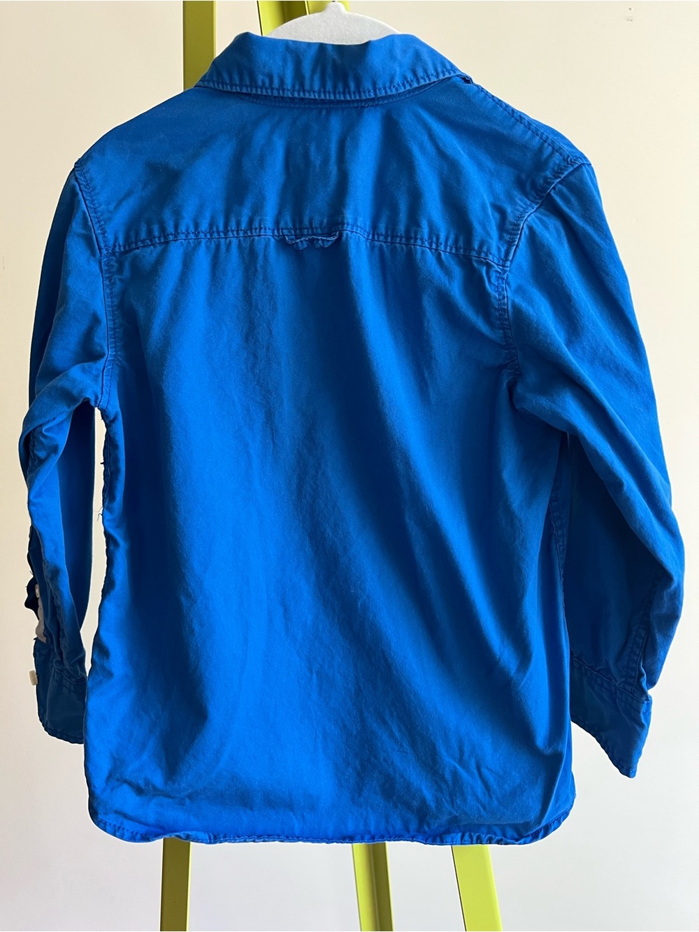 L.O.G.G Bright Blue Button-Up Shirt size 3-4 years - Picture 4 of 9